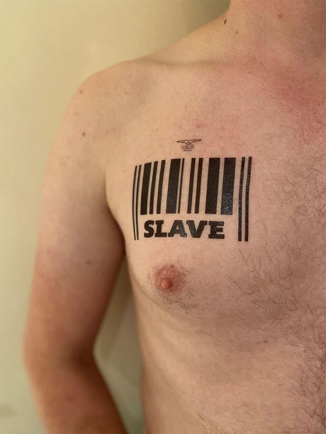 Slave, Temporary Tattoo from Mister B.