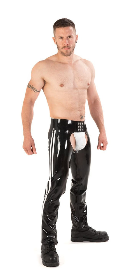 Striped Rubber Chaps from REGULATION.