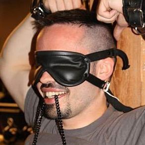 Ultra Blindfold, Leather from Mr S Leather.