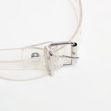 Vintage Red Ball Gag with Clear Straps from SM Domain.
