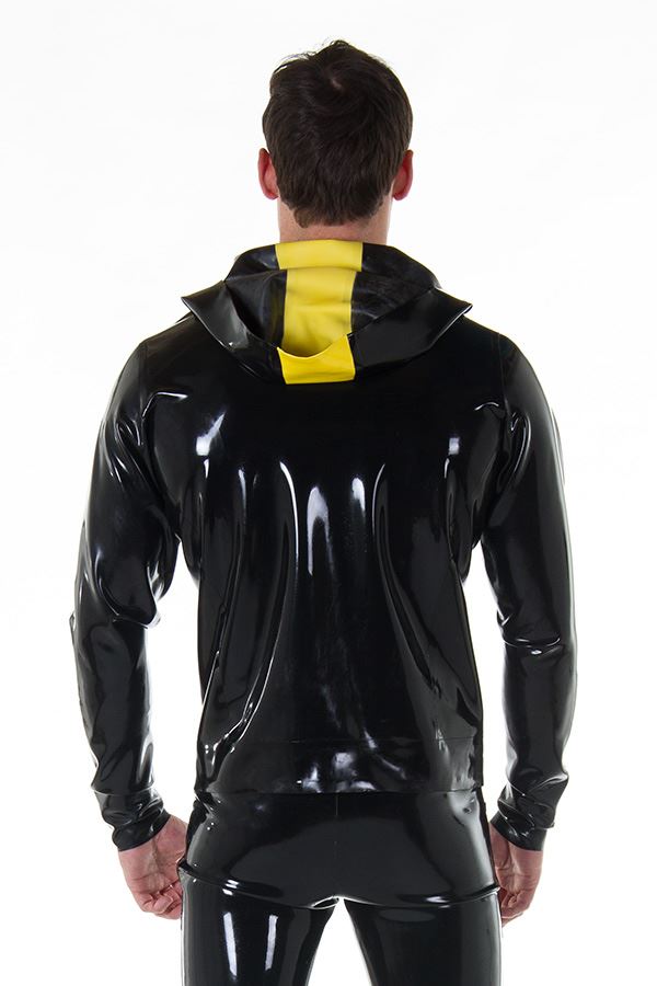Zip Up Rubber Hoodie from REGULATION.