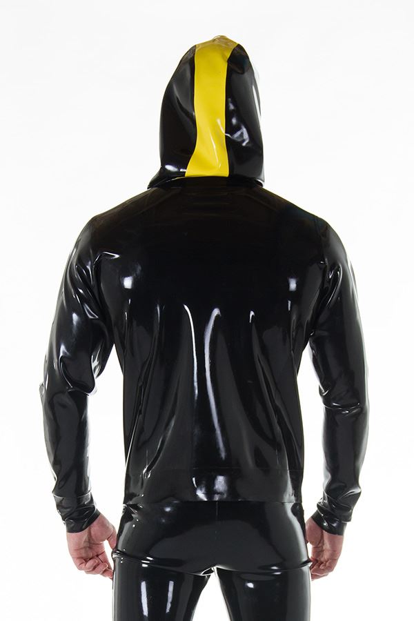 Zip Up Rubber Hoodie from REGULATION.